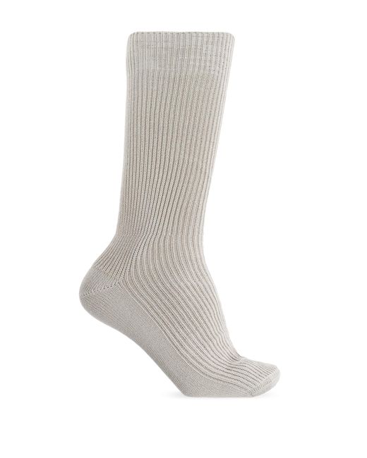 DSquared² White Cotton Socks With Logo for men