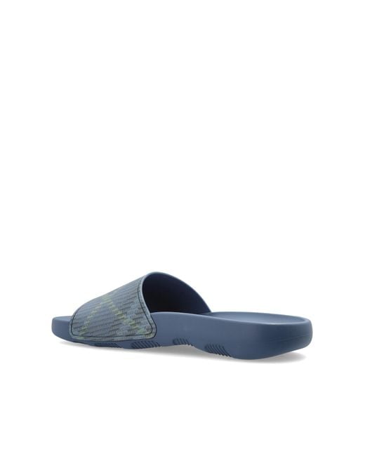Burberry White Slides Dive for men