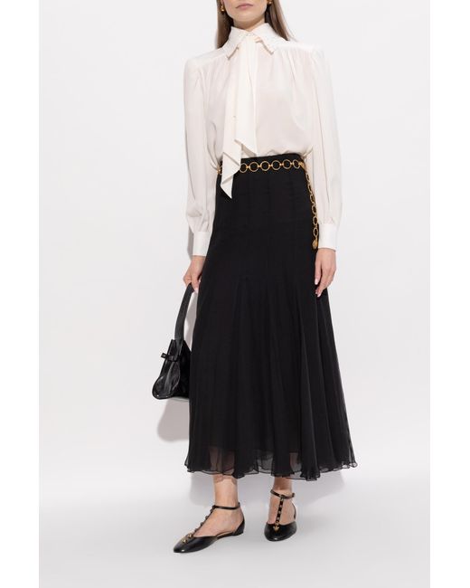 Chloé Black 'Celeste' Ballerinas