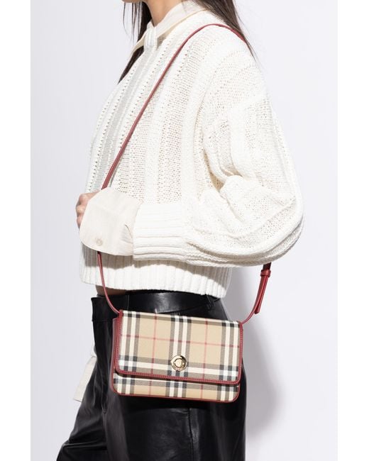 Burberry Natural 'Hampshire' Shoulder Bag
