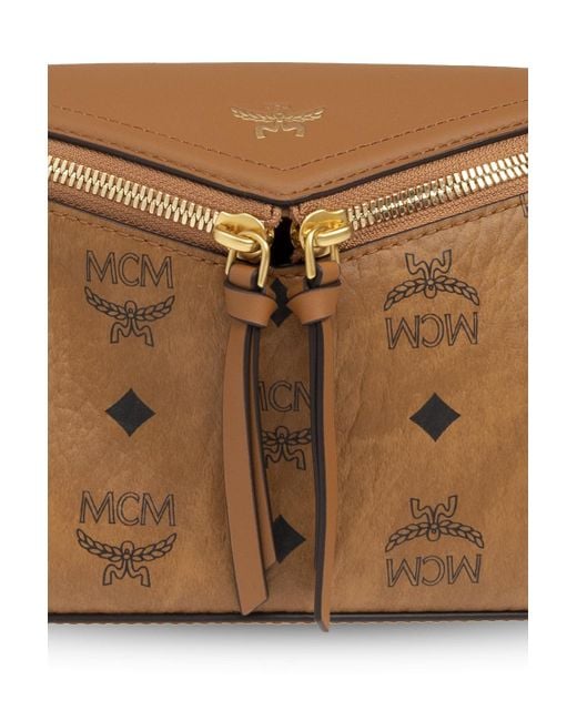 MCM Brown Fanny Pack 'Diamante'