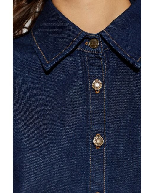 Agolde Blue "Devon" Shirt