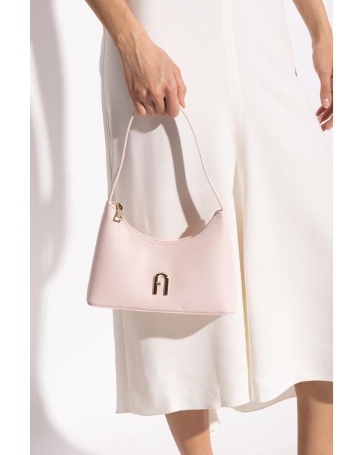 Furla Pink "Diamante Mini" Shoulder Bag