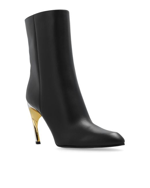 Alexander mcqueen deals sculpted heel boots
