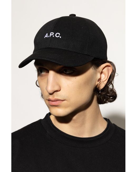 A.P.C. Black Baseball Cap