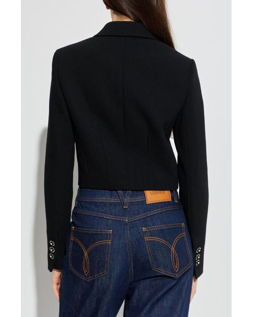 Versace Black Wool Jacket