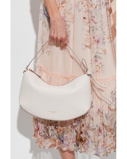 Kate Spade White Shoulder Bag 'Loop Large'