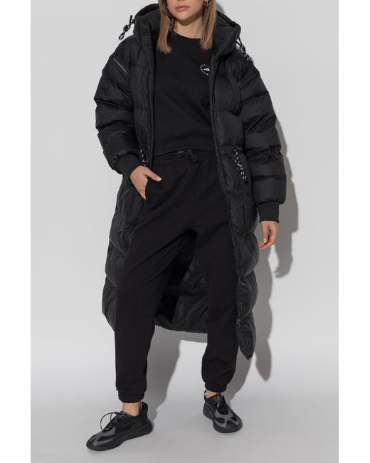 Adidas By Stella McCartney Black Quilted Coat