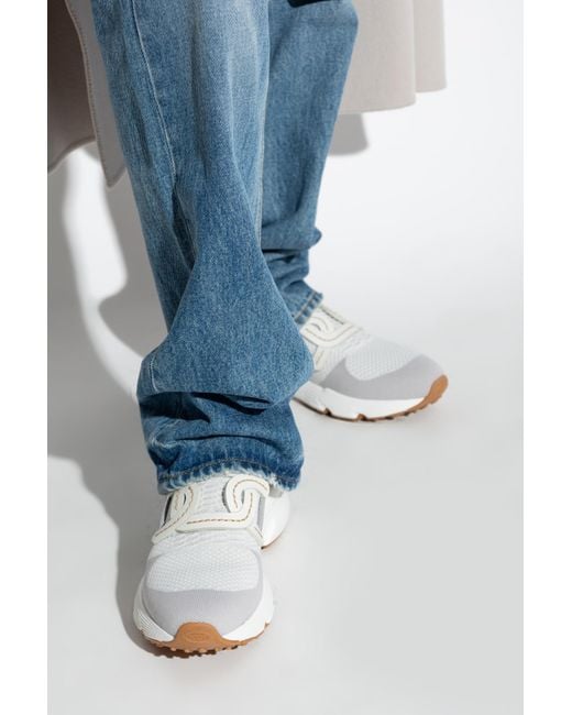 Tod's White Sneakers With Logo