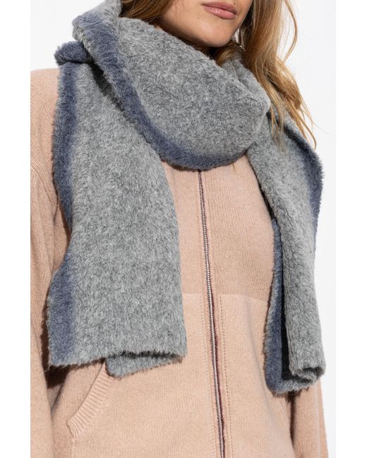 DIESEL Gray Scarf 'K-Rino'