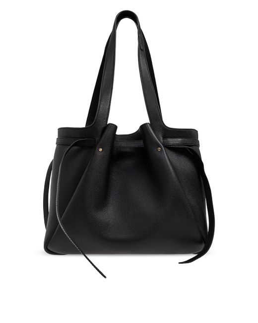 Tory Burch Black Romy Large Tote Bag