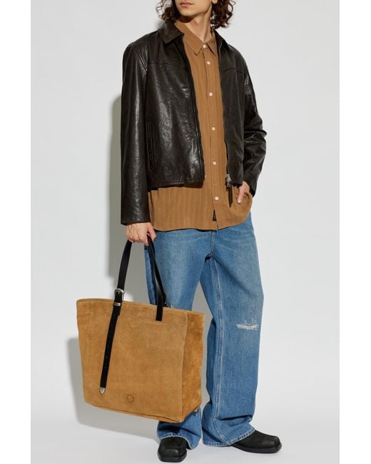 AllSaints Natural "Carlyle" Shirt for men