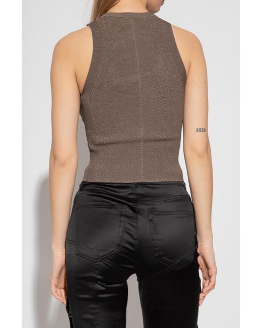 DIESEL 'm-onerva' Top in Brown | Lyst