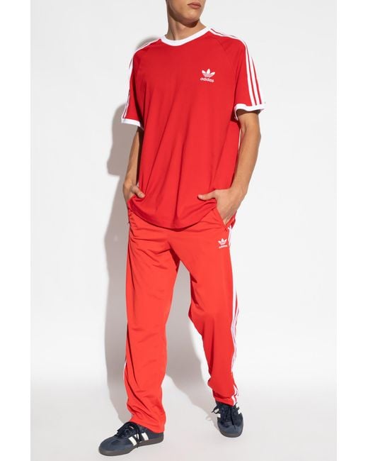 Adidas Originals Red Sweatpants With Logo for men
