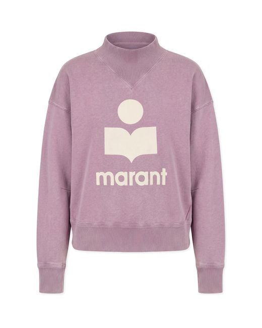 Isabel Marant Pink Sweatshirt "Moby"