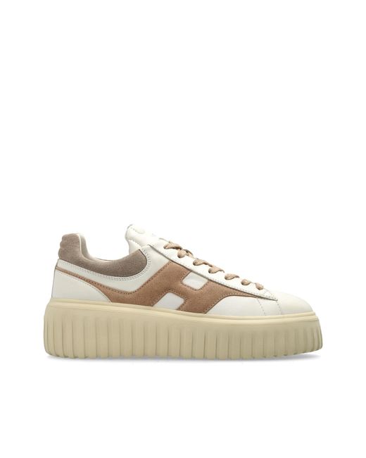 Hogan Natural Sports Shoes On A Platform 'H-Stripes'