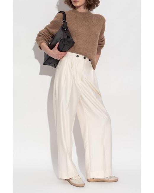Jil Sander Brown Wool Sweater