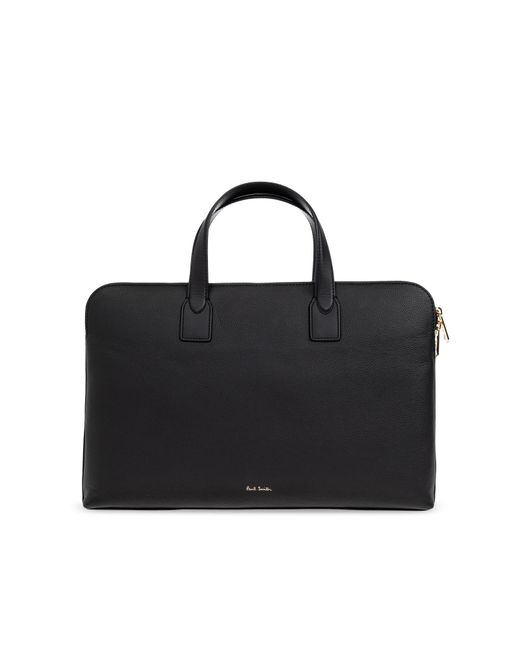 Paul Smith Black Handheld Document Bag for men