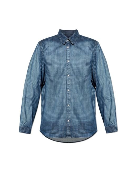 DIESEL Blue Shirt 'D-Simply-S13' for men
