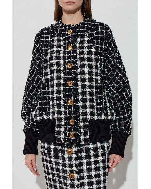 Balmain Black Bomber Jacket