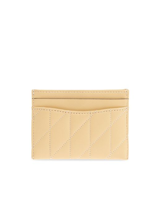 COACH Natural Leather Card Holder
