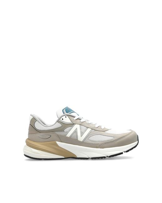 New Balance White Sports Shoes U990Mm6 for men