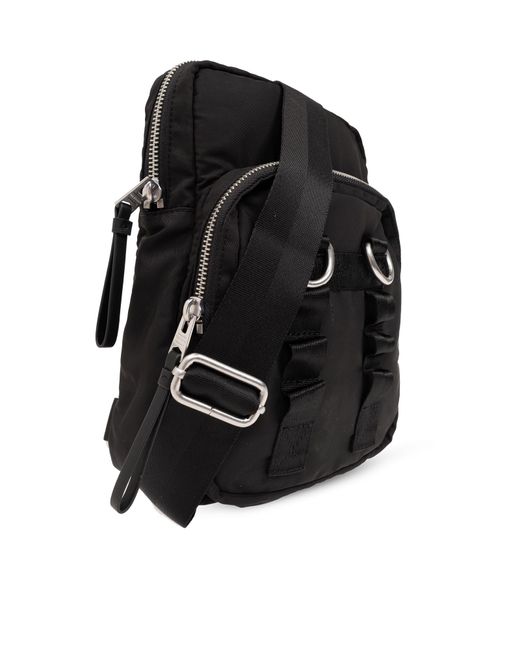 AllSaints Black 'steppe' One-shoulder Backpack, for men