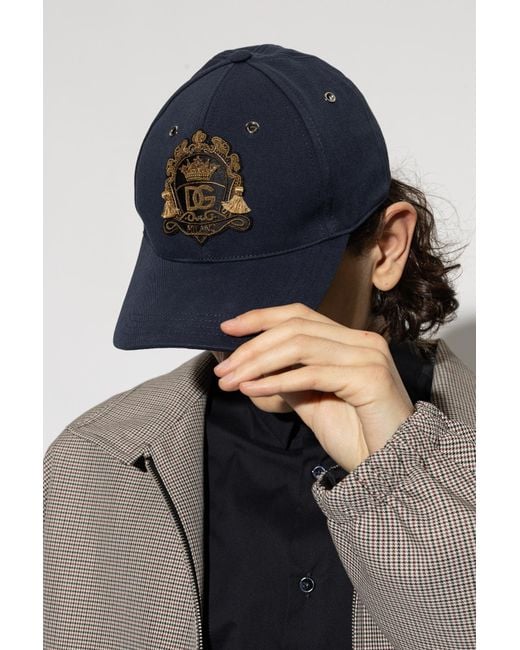 Dolce & Gabbana Blue Baseball Cap for men