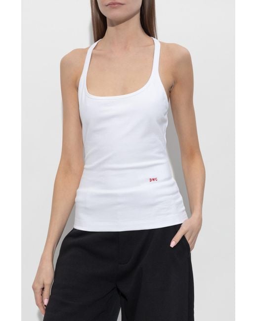DSquared² Black Strappy Top