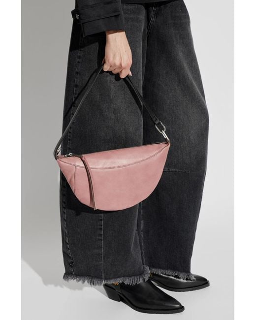 AllSaints Pink Shoulder Bag 'Luna Micro'
