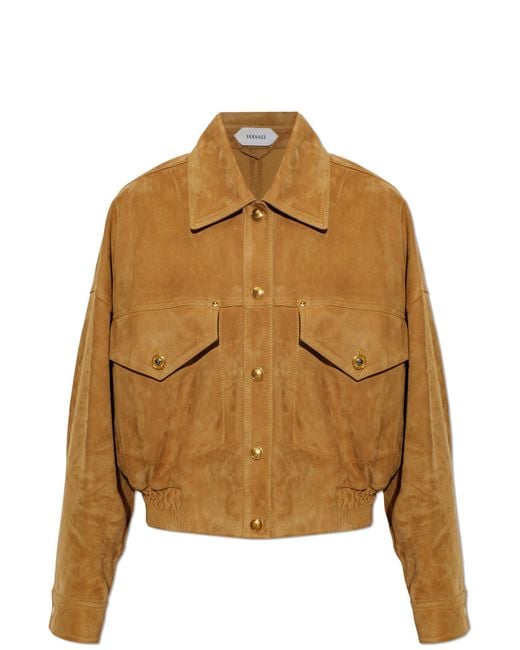 Versace Brown Suede Jacket