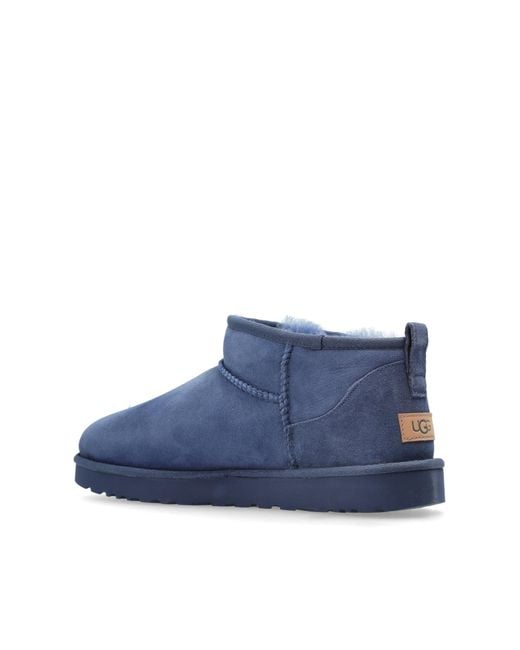 Ugg Blue Snow Boots 'Classic Ultra Mini'