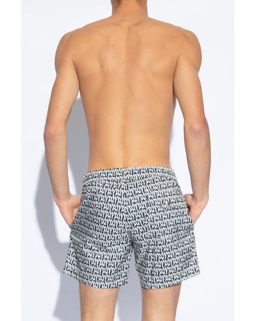 Moncler Blue Swimming Shorts for men