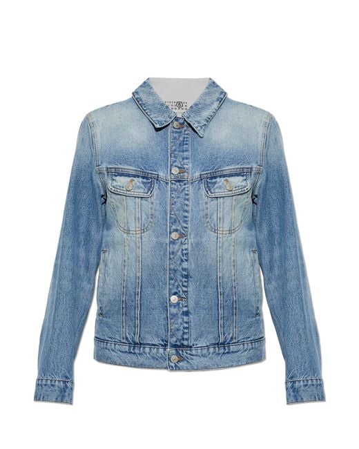 MM6 by Maison Margiela Blue Denim Jacket