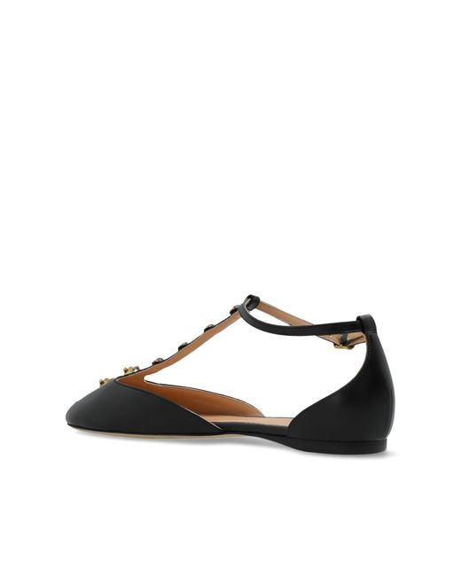 Chloé Black 'Celeste' Ballerinas