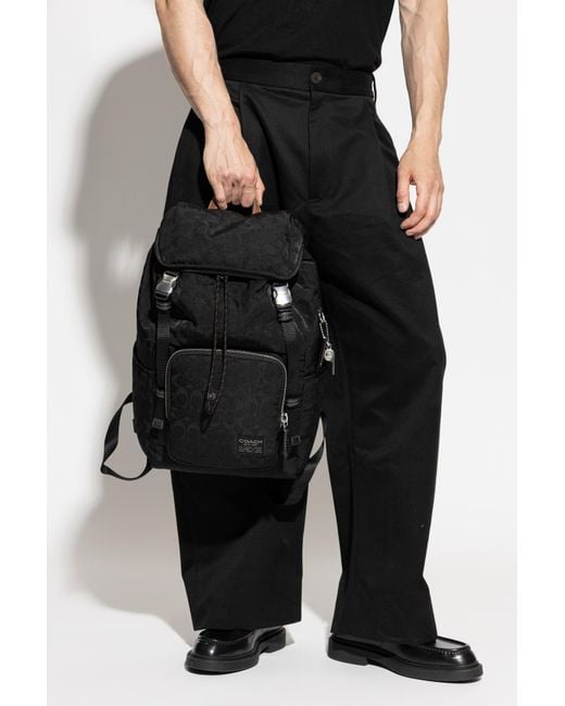 COACH Black Backpack 'Logan' for men