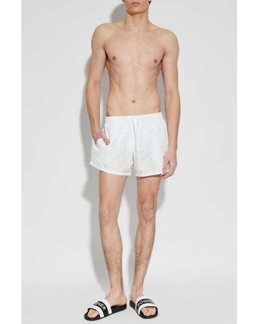 Bogner White "Belize" Rubber Flip-Flops for men