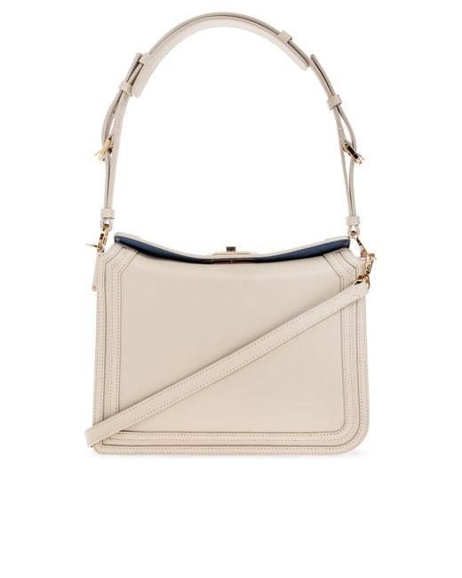 Lanvin Natural Shoulder Bag 'Compagnon'