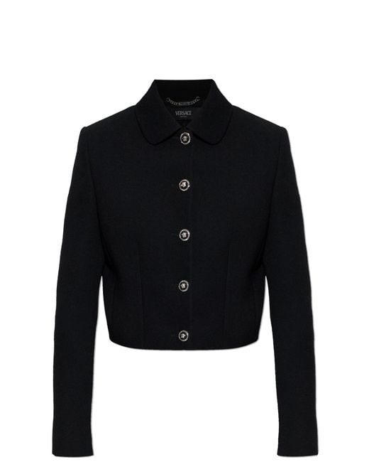 Versace Blue Wool Jacket