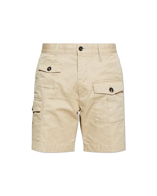 DSquared² Pink 'Cargo' Shorts for men