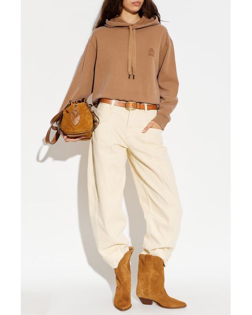 Isabel Marant Brown Sweatshirt 'Salmy'