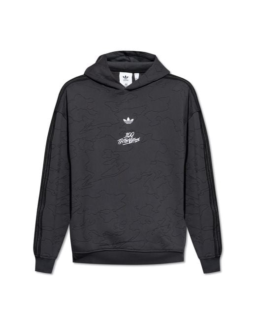 Adidas Originals Black Adidas X 100 Thieves for men