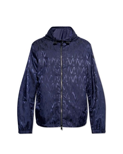 Moncler Blue 'lepontine' Reversible Jacket, for men