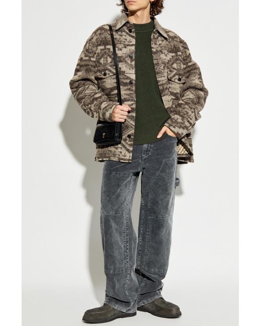 Isabel Marant Green Sweater 'Barry' for men