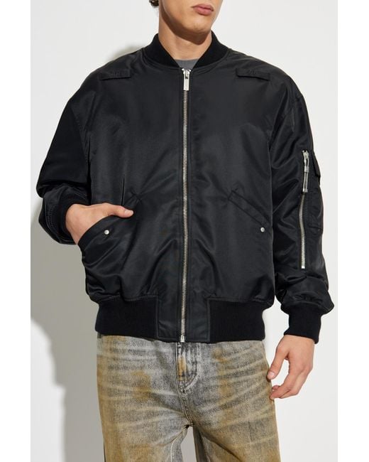 44 Label Group Black "Bomber" Jacket for men