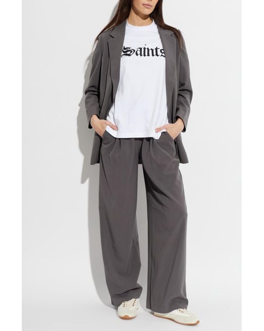 AllSaints Gray Trousers 'Aleida'