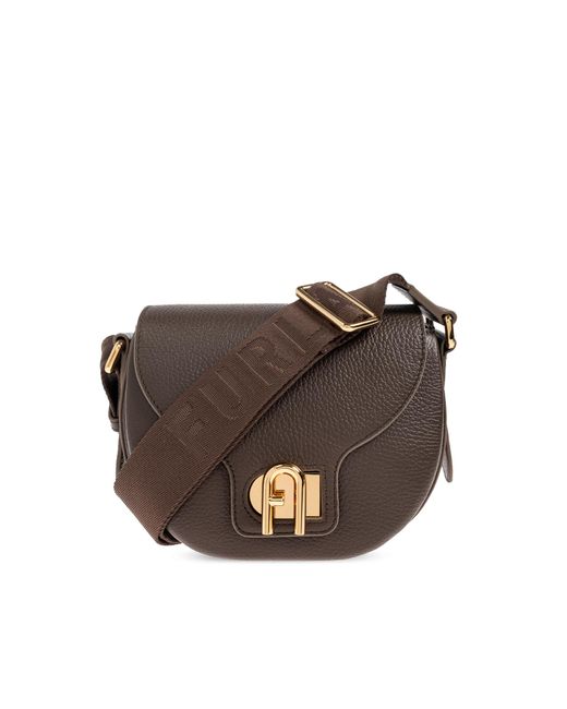 Furla Blue 'Lotus Mini' Shoulder Bag