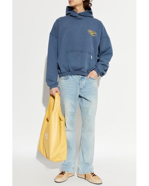 Represent Blue Hoodie for men