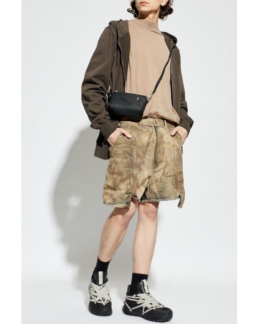 Rick Owens Natural Oversize T-Shirt for men