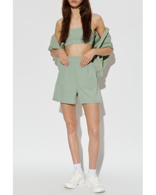 Nike Green Shorts With Logo